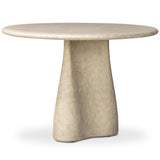 Rosso Outdoor Dining Table, Weathered Natural by Four Hands