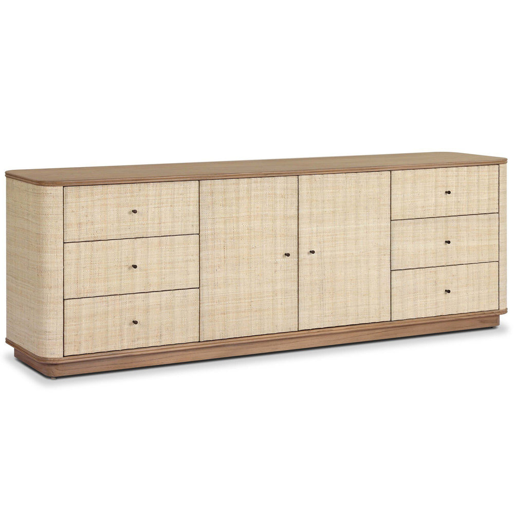 Meyer Media Console, Natural Fleck by Four Hands