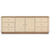 Meyer Media Console, Natural Fleck by Four Hands