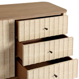 Meyer Media Console, Natural Fleck by Four Hands