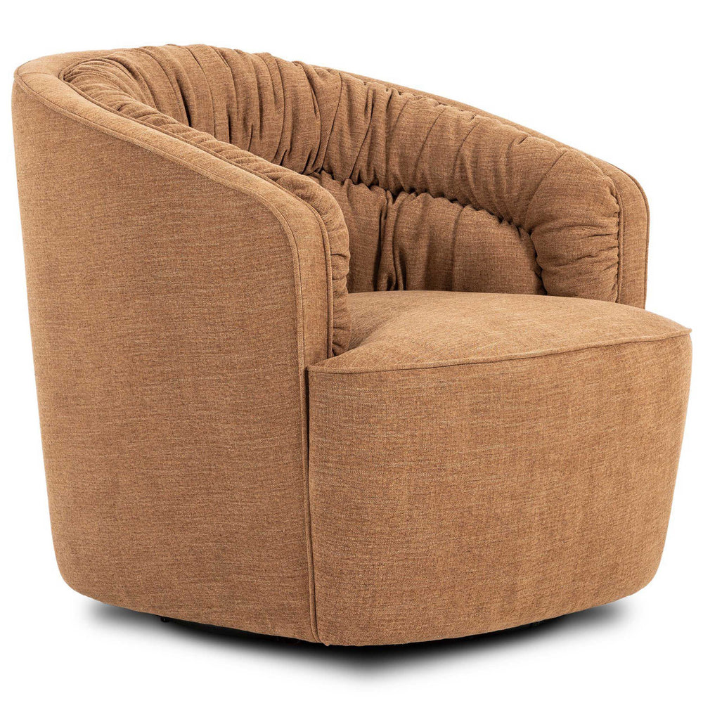 Vivienne Swivel Chair, Laughlin Ochre by Four Hands