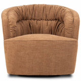 Vivienne Swivel Chair, Laughlin Ochre by Four Hands