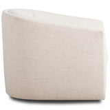 Presley Swivel Chair, Nomad Snow by Four Hands