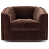 Presley Swivel Chair, Monte Chocolate by Four Hands