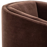 Presley Swivel Chair, Monte Chocolate by Four Hands