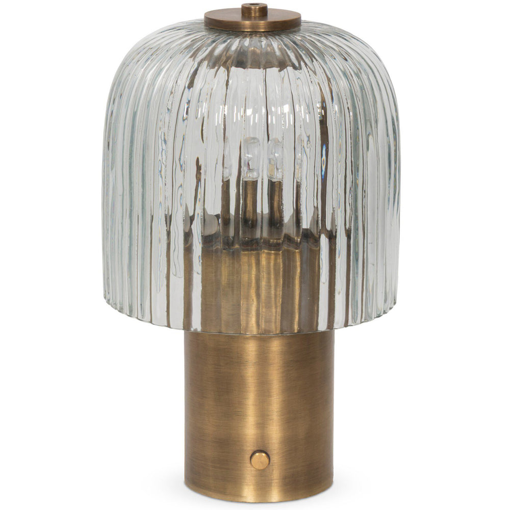 Nomi Cordless Table Lamp, Antique Brass by Four Hands