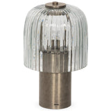 Nomi Cordless Table Lamp, Antique Nickel by Four Hands