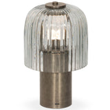 Nomi Cordless Table Lamp, Antique Nickel by Four Hands