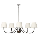 Aurine Chandelier, Dark Bronze Iron by Four Hands — PRM_1