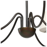 Aurine Chandelier, Dark Bronze Iron by Four Hands — DET_1