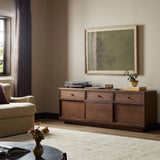 Vincent Media Console, Dark Brown by Four Hands