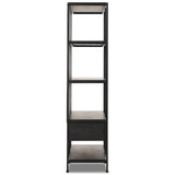 Igor Bookcase, Satin Black by Four Hands