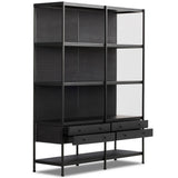 Igor Bookcase, Satin Black by Four Hands