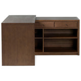 Dunham Desk, Russet Parawood Veneer by Four Hands — FRT_1