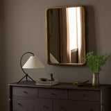 Glenstone Wall Mirror, Antique Brass by Four Hands
