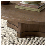 Ember Coffee Table, Tumbled Brown Oak Veneer by Four Hands — DET_1