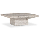 Lex Coffee Table, Sand Marble by Four Hands
