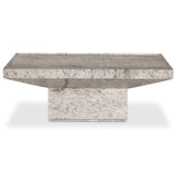 Lex Coffee Table, Sand Marble by Four Hands