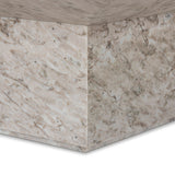 Lex Coffee Table, Sand Marble by Four Hands