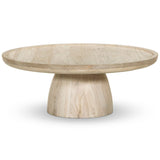 Evara Coffee Table, Natural White by Four Hands