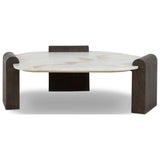 Sylvia Coffee Table, Cream Onyx by Four Hands — SID_1