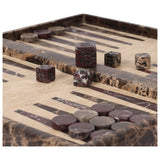Stone Backgammon, Amber Ash Veneer by Four Hands — DET_1