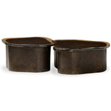 Efran Nesting Coffee Tables, Smoked Brown by Four Hands