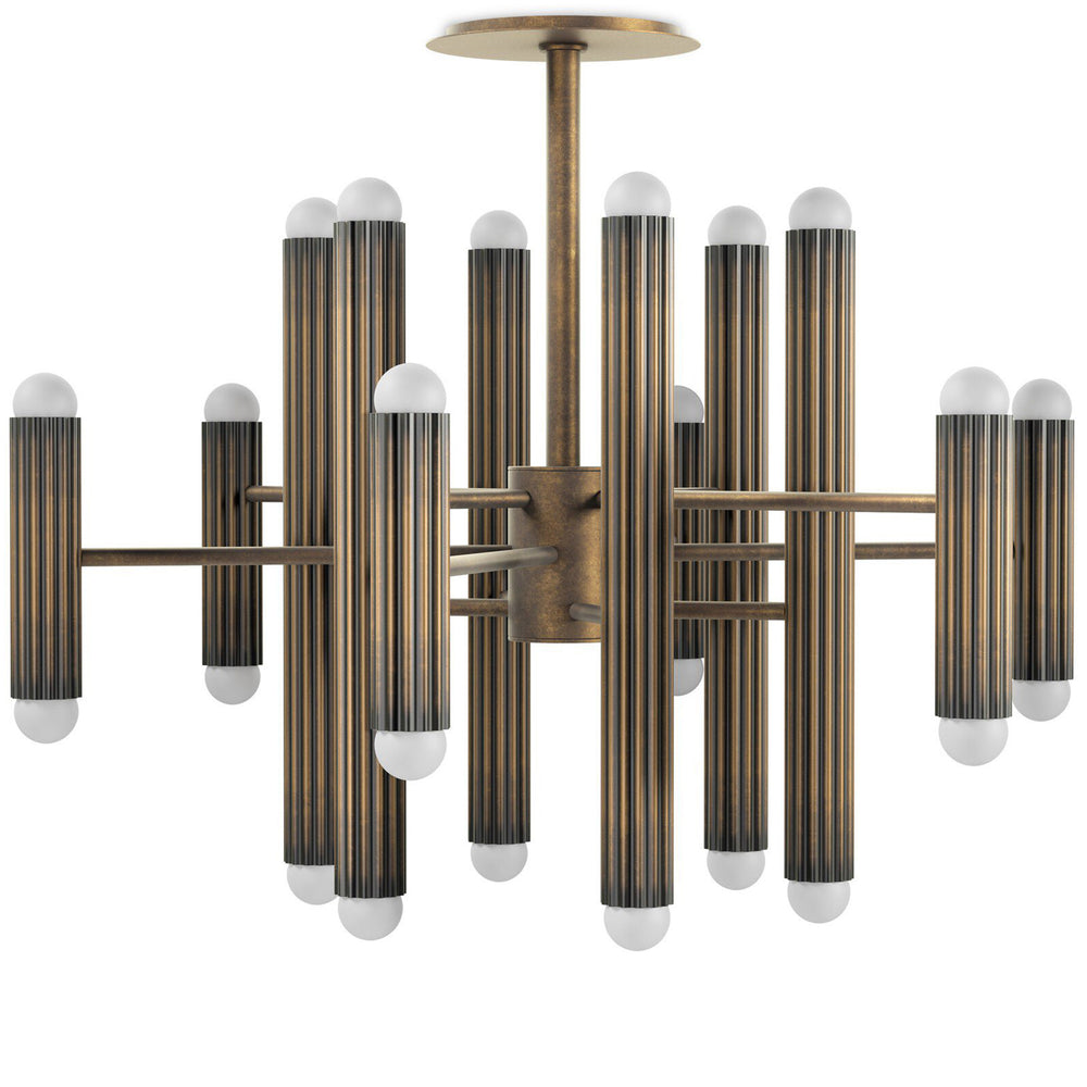 Vesta Chandelier, Heritage Bronze Brass by Four Hands