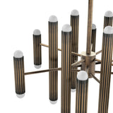 Vesta Chandelier, Heritage Bronze Brass by Four Hands