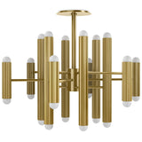 Vesta Chandelier, Burnished Brass by Four Hands