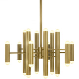 Vesta Chandelier, Burnished Brass by Four Hands