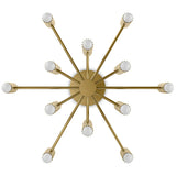 Vesta Chandelier, Burnished Brass by Four Hands