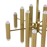 Vesta Chandelier, Burnished Brass by Four Hands