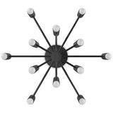 Vesta Chandelier, Black Gunmetal by Four Hands
