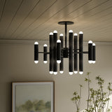 Vesta Chandelier, Black Gunmetal by Four Hands
