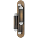Vesta Triple Sconce, Heritage Bronze Brass by Four Hands
