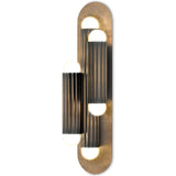 Vesta Triple Sconce, Heritage Bronze Brass by Four Hands