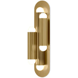 Vesta Triple Sconce, Burnished Brass by Four Hands
