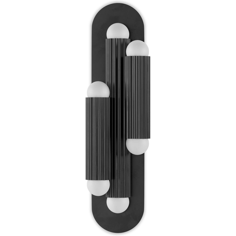 Vesta Triple Sconce, Black Gunmetal by Four Hands