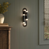 Vesta Triple Sconce, Black Gunmetal by Four Hands