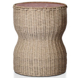 Brixby Outdoor End Table, Desert Marble by Four Hands