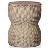 Brixby Outdoor End Table, Desert Marble by Four Hands