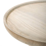 Evara End Table, Natural White by Four hands