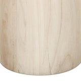 Evara End Table, Natural White by Four hands