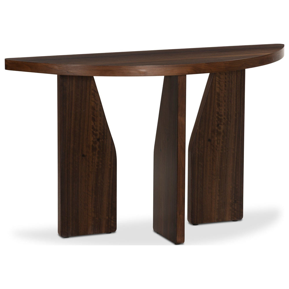 Leon Console Table, Burnished Eucalyptus Veneer by Four Hands — PRM_1