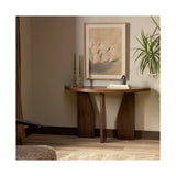 Leon Console Table, Burnished Eucalyptus Veneer by Four Hands — ESS_1