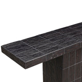 Tanik Console Table, Brown Tile by Four Hands