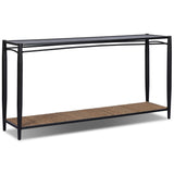 Thalen Console Table, Rough Iron by Four Hands