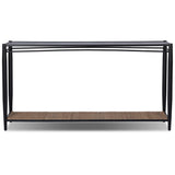 Thalen Console Table, Rough Iron by Four Hands