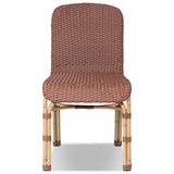 Marita Outdoor Dining Chair, Maroon Flat Weave by Four Hands — FRT_1